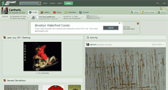Desktop Screenshot of carthoris.deviantart.com