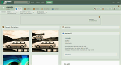 Desktop Screenshot of conejo.deviantart.com