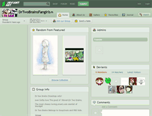 Tablet Screenshot of drtwobrainsfangirls.deviantart.com