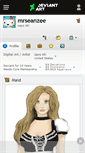 Mobile Screenshot of mrseanzee.deviantart.com