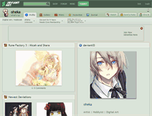 Tablet Screenshot of oheka.deviantart.com