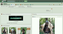 Desktop Screenshot of mokavu.deviantart.com
