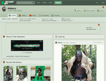 Tablet Screenshot of mokavu.deviantart.com