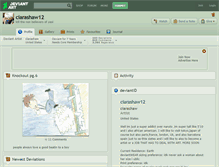 Tablet Screenshot of ciarashaw12.deviantart.com