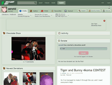 Tablet Screenshot of aeneid.deviantart.com