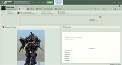 Desktop Screenshot of donvius.deviantart.com