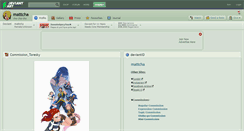 Desktop Screenshot of mattcha.deviantart.com