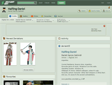 Tablet Screenshot of halfling-daniel.deviantart.com
