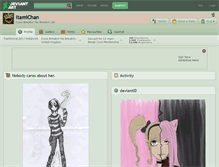 Tablet Screenshot of itamichan.deviantart.com