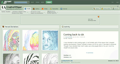 Desktop Screenshot of creativewhisper.deviantart.com