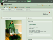 Tablet Screenshot of chayannejoel.deviantart.com