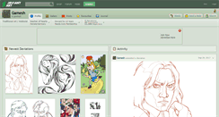 Desktop Screenshot of gamesh.deviantart.com