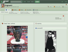 Tablet Screenshot of enigmaart.deviantart.com