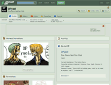 Tablet Screenshot of opyaoi.deviantart.com