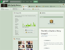 Tablet Screenshot of bill-charlie-percy.deviantart.com