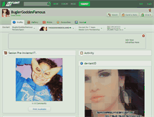 Tablet Screenshot of buglergoddesfamous.deviantart.com