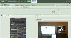 Desktop Screenshot of dom-.deviantart.com