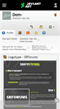 Mobile Screenshot of dom-.deviantart.com