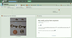 Desktop Screenshot of malanok.deviantart.com