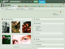 Tablet Screenshot of ani-ckaa.deviantart.com