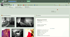 Desktop Screenshot of flowertree.deviantart.com
