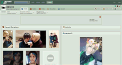 Desktop Screenshot of elf1219.deviantart.com