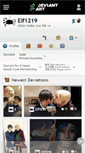 Mobile Screenshot of elf1219.deviantart.com