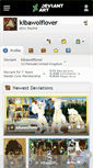 Mobile Screenshot of kibawolflover.deviantart.com