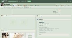 Desktop Screenshot of ginasavelle.deviantart.com