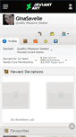 Mobile Screenshot of ginasavelle.deviantart.com