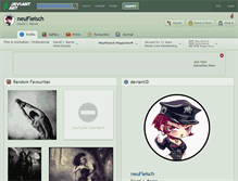 Tablet Screenshot of neufleisch.deviantart.com