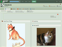 Tablet Screenshot of kiaasakura.deviantart.com
