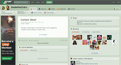 Desktop Screenshot of deedeefanclub.deviantart.com