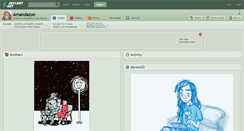 Desktop Screenshot of amandazon.deviantart.com