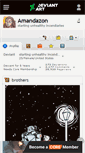 Mobile Screenshot of amandazon.deviantart.com