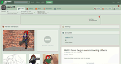 Desktop Screenshot of cobra175.deviantart.com