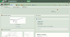 Desktop Screenshot of kingkroc45.deviantart.com