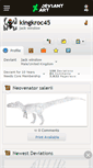 Mobile Screenshot of kingkroc45.deviantart.com