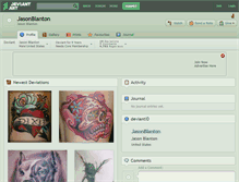 Tablet Screenshot of jasonblanton.deviantart.com