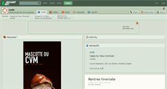 Desktop Screenshot of cvm.deviantart.com