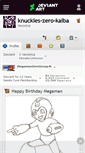 Mobile Screenshot of knuckles-zero-kaiba.deviantart.com