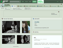 Tablet Screenshot of mrsmilly.deviantart.com