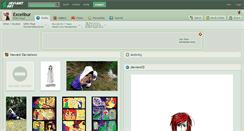 Desktop Screenshot of excelibur.deviantart.com
