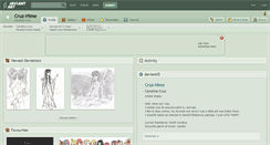 Desktop Screenshot of cruz-hime.deviantart.com