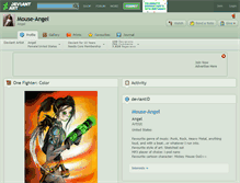 Tablet Screenshot of mouse-angel.deviantart.com