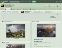 Tablet Screenshot of maximedaviron.deviantart.com