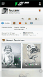Mobile Screenshot of fauxami.deviantart.com