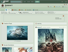 Tablet Screenshot of fensterer.deviantart.com