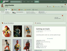 Tablet Screenshot of jokerzombie.deviantart.com
