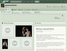 Tablet Screenshot of amateurartphoto.deviantart.com